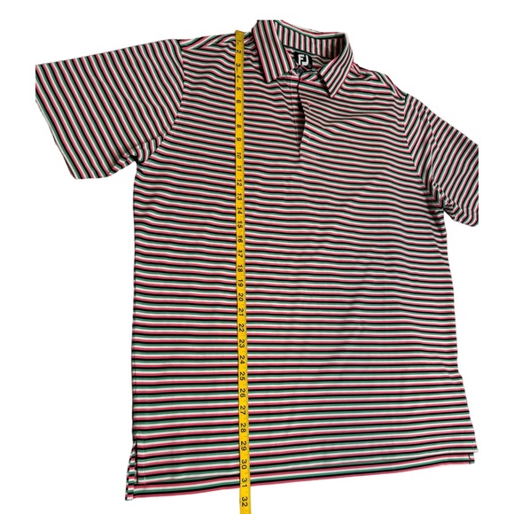 Footjoy Multi- Color Striped Golf Shirt - Picture 3 of 4